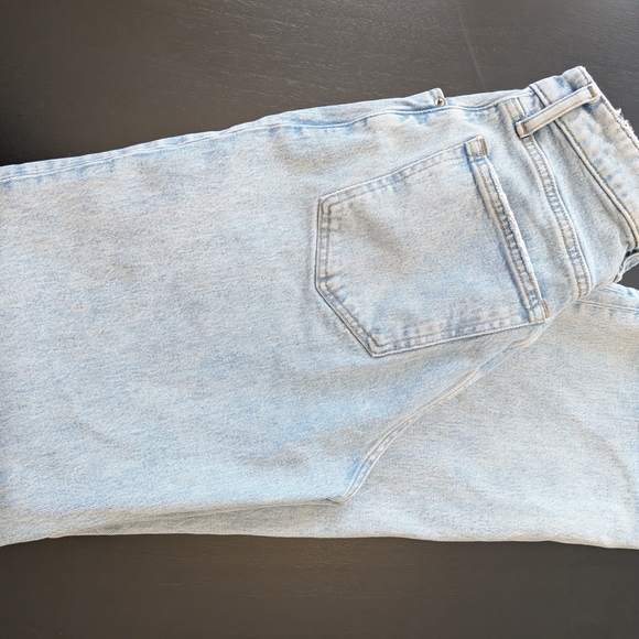 Abercrombie & Fitch Light Blue Straight Leg Jeans - Picture 6 of 6